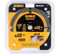 DeWalt Lame de scie circulaire DT1471-QZ Multi-matériaux 165/20 mm 4 dents Argent