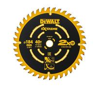 DeWALT DT1668 Lame de scie circulaire, 184/16 mm, 40 dents
