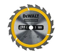 DeWALT DT1938 Lame de scie circulaire, 184x16 mm, 18 dents