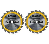 DeWalt DT1938-QZ - Hoja para construcción 184 x 16mm 18T (AC) (Lot de 2)