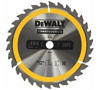 DeWalt Lame de scie circulaire portative DT1940-QZ Construction 184 x 16 mm 30 dents