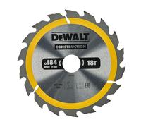 DeWalt DT1941-QZ - Hoja para construcción 184x30mm 18T (AC)