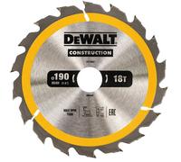 DeWalt Lame pour construction DT1943-QZ 190 x 30 mm 18 dents (AC)
