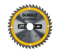 DEWALT Scie circulaire manuelle à lame circulaire DEWALT 190/30 mm 40WZ DT1945-QZ Quantité:1