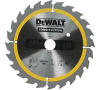 DeWALT DT1949 Lame de scie circulaire, pour scies circulaires sans fil, 165/20 mm, 24 dent