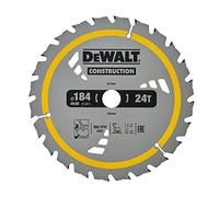 DeWalt Lame de scie circulaire DT1951 184 x 20 mm 24 dents ATB 18°