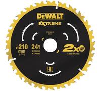 DEWALT Lame de scie EXTREME 210x30mm, Z24 DT20432