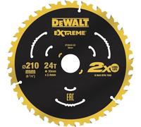 DEWALT Lame de scie EXTREME 210x30mm, Z24 DT20432