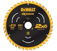 Lame de scie DeWALT (pour DWE7485, DT20433) 210 x 30 mm, 40 dents, ATB 7° DT20433