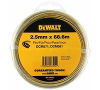 DeWalt Bobine de fil DT20652-QZ 2,5 mm x 68,6 m pour débroussailleuses DCM561/571/581 Couleur