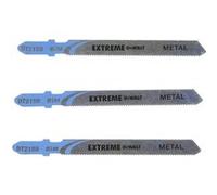 DEWALT DT2150-QZ - Hojas de sierra de calar Extreme bi-metal, longitud: 86mm, paso de diente: 1mm, para cortes rápidos en acero de hasta 2.5mm de espesor, para aluminio, cobre, latón y otros metales b