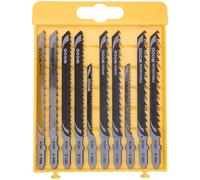 DEWALT Lames de scie sauteuse DT2290-QZ 10 pièces pour bois Attache en T