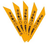 DeWALT DT2346 lot de lames pour scie sabre 152 mm, pour métal, 5 pieces