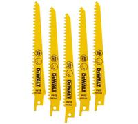 DeWALT DT2356 HCS 152 x 1,8 mm Lames de scie sabre universelles 5 Pieces