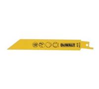 DEWALT DT2385-QZ - Hoja de sierra sable bi-metal, longitud: 152mm, paso de diente: 1.1mm, para cortes finos en metal, chapa, tuberías y perfiles de hasta 1,5mm de espesor G