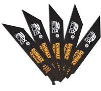 DeWALT DT2407L-QZ Lame bimétal Extreme pour scie sabre, 152mm, pour la coupe du métal, 5p