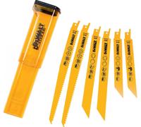 DeWALT DT2444-QZ jeu de 6 lames bimétal pour scie sabre, pour coupes universelles