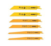 DeWalt DT2444-QZ Lame pour Scies Sabre, Argent, Set de 6 Pièces