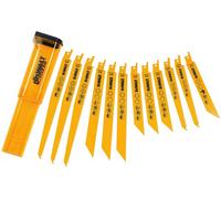 DEWALT Lames de scie sabre DT2445-QZ Bi-métal – Coffret 12 pièces