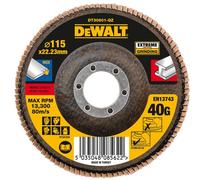 DeWALT DT30601 Disque a Lamelle K40 Plat, Gris, 115 mm
