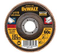 DeWALT DT30611 Disque a Lamelle K40 Plat, Gris, 125 mm