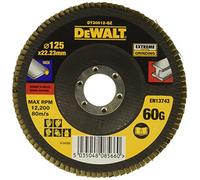 DEWALT DT30612-QZ Disque à Lamelle K60 Plat, Gris, 125 mm