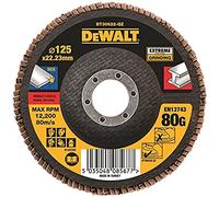 DEWALT DT30622-QZ Disque à Lamelle K80 Plat, Gris, 125 mm