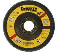 DeWALT DT3265-QZ Disque a lamelles abrasif pour métal 125 mm, bombé, 36G