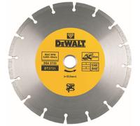 DeWalt Lame de scie diamantée DT3731 segmentée 230 x 22,2 mm pour coupe à sec