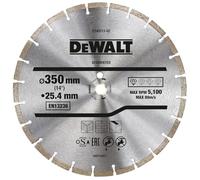 DeWALT DT40213 Disque a tronçonner diamant 350 x 25,4 mm, Eco 1 Universal