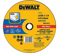 DeWalt Disque à tronçonner l'inox DT43909-QZ Ø230 x 22,2 mm Épaisseur 1,9 mm