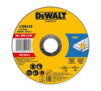 Dewalt DT43972-QZ Lot de 10 disques thermocollés haute performance Coupe rapide 125 mm x 1 mm x 22,23 mm