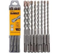 DeWALT DT60300-QZ Forets pour marteau perforateur, 8 pieces, SDS-plus