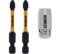DeWALT DT70536T-QZ Embouts de vissage 2× PH2 57 mm + porte-embout magnétique