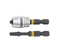 DeWalt DT70538T-QZ - Puntas Torsión de Impacto 2 x T25 y adaptador magnético con bloqueo