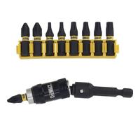 DeWalt DT70578T-QZ 10 Pièces de vissage impact et Porte Embouts pivotant