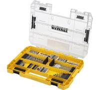 DeWalt Coffret TOUGHCASE DT70763-QZ – 85 pièces, forets béton et métal, embouts de vissage