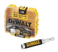 DEWALT DT71511-QZ Coffret d'Accessoires TOUGHCASE - Embouts de Vissage - PH2 x2, PZ2 x6, PZ3 x3, T20 x2, T25 x2 - Guide Magnétique - Pour Perceuse-Visseuse