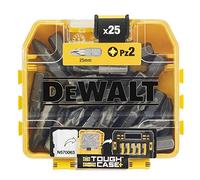 Coffret embouts de vissage PZ2 25 mm DEWALT, 25 pièces - DT71521-QZ