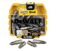 DEWALT DT71522-QZ Coffret d'Accessoires TOUGHCASE - Embouts de Vissage - PH2 25mm x25 - Pour Perceuse-Visseuse