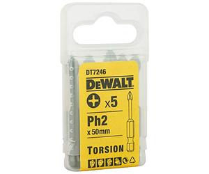 DEWALT DT7246QZ 50mm PH2 Embouts pour visseuse (5 Pièces) (Import Grande Bretagne)