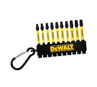 DEWALT DT7275-QZ Lot de 10 anneaux de clés Torx Noir/jaune 9,2 x 5,8 x 1,8 cm