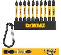 Dewalt DT7276-QZ Porte-clefs 10 embouts de tournevis FLEXTORQ 57 mm