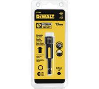 DeWalt Clé à douille DT7450-QZ – à choc magnétique nettoyable 13 mm 1/4" Noir 75 mm