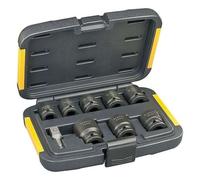 DEWALT Coffret de 9 douilles à chocs DT7507-QZ – Pour visseuses et boulonneuses 1/2"