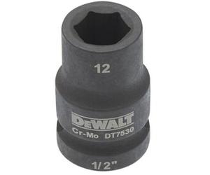 DeWALT DT7530-QZ Extreme Impact Tete hexagonale 12 mm x 1/2''. Short