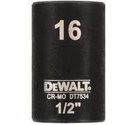 DeWALT DT7534-QZ Extreme Impact Tete hexagonale 16 mm x 1/2''. Short