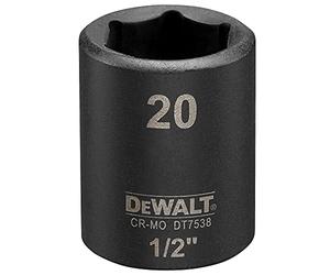 Dewalt DT7538-QZ Douilles Impact diamètre 20 mm 1/2"