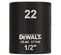 DeWALT DT7540 IMPACT Tete hexagonale 22 mm x 1/2''. Short