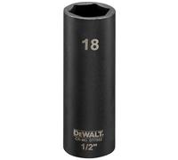 DeWALT DT7552 IMPACT Tete a six pans creux 18 mm x 1/2''. Long